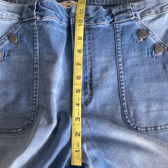 Mason & Belle Stitch Fix flare leg patch pocket jeans size 12 / 31 - Picture 5 of 7